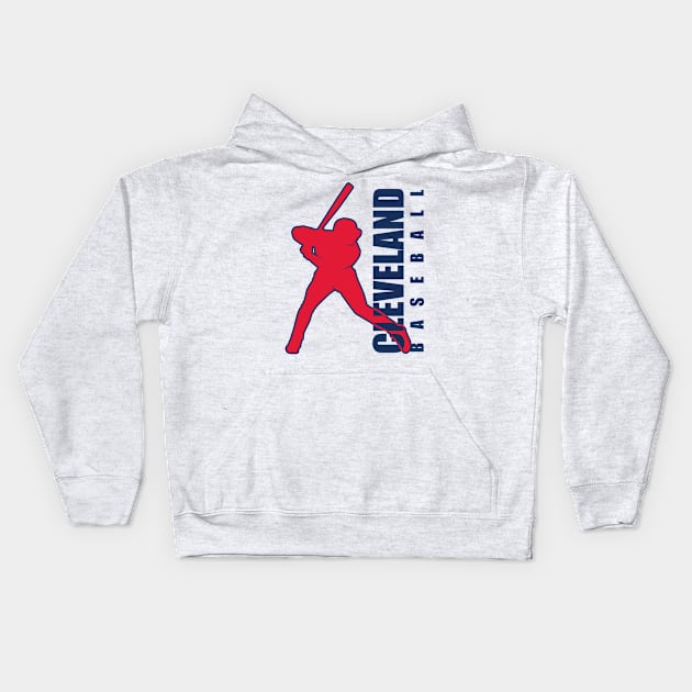 Cleveland Baseball Kids Hoodie by Toogoo